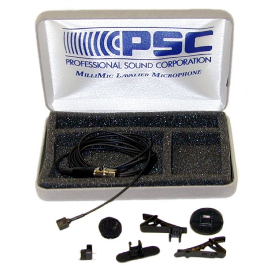 PSC Omni Electret MilliMic Lavalier Microphone