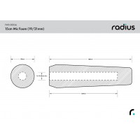 Radius 15cm Mic Foam (19-22)