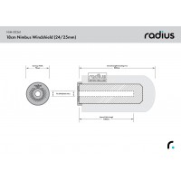 Radius 18cm Nimbus Windshield (24/25)