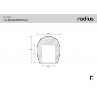 Radius 4cm Handheld Mic Foam (55)