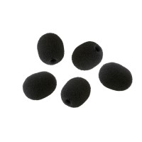 Radius Lav Mic Foam Black (5 Pack)