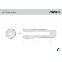 Radius ME66 K6 Mic Foam