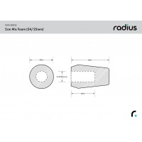 Radius MKH50 Mic Foam (24-25)